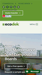 Mobile Screenshot of ecodek.co.uk